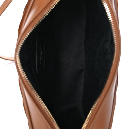 Saint Laurent Suede Matelasse Monogram Lou Camera Bag Cinnamon 5 of 12