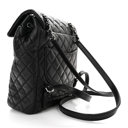 Chanel Lambskin Quilted Small Urban Spirit Backpack Black 3 of 10