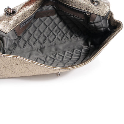 Chanel Distressed Lambskin Le Marais Ligne Flap Gold 5 of 8