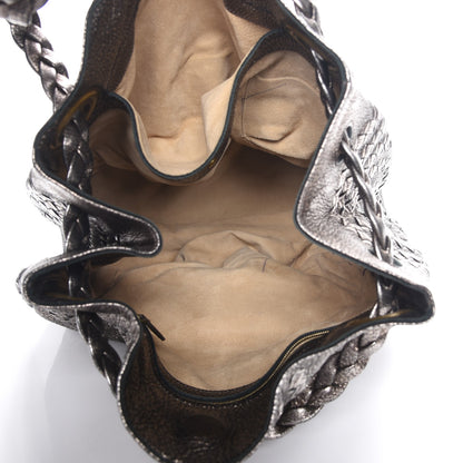 Bottega Veneta Metallic Cervo Illusion Hobo Bronze 5 of 8