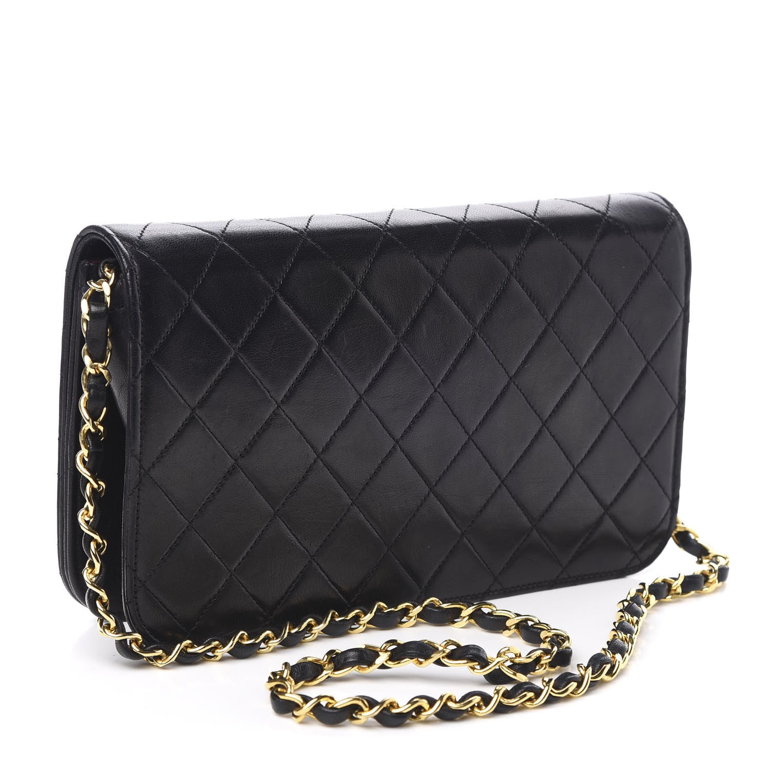 Chanel Lambskin Quilted Small Single Flap Black 3 of 10