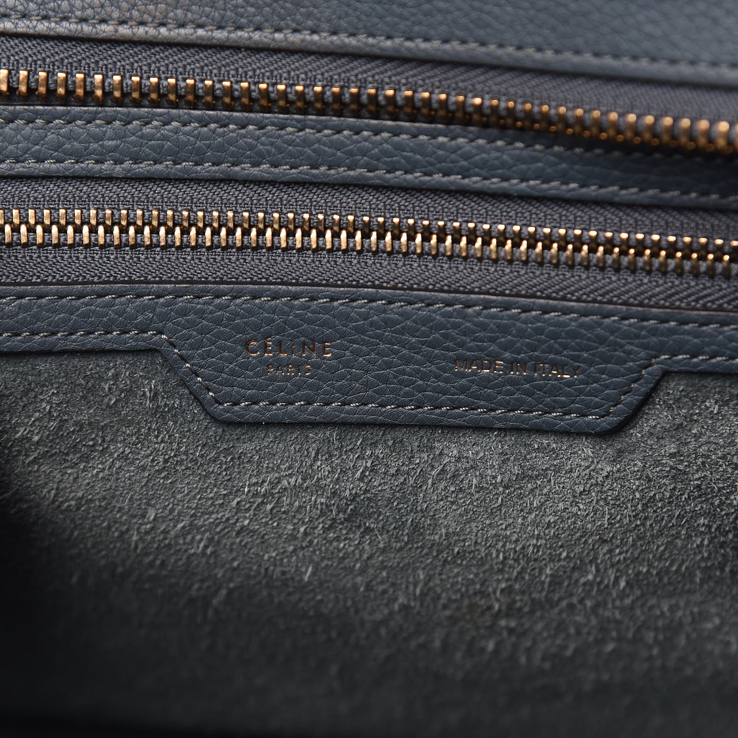 Drummed Calfskin Micro Luggage Orage