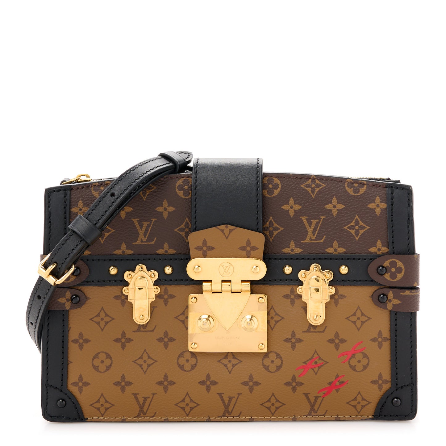 Reverse Monogram Trunk Clutch