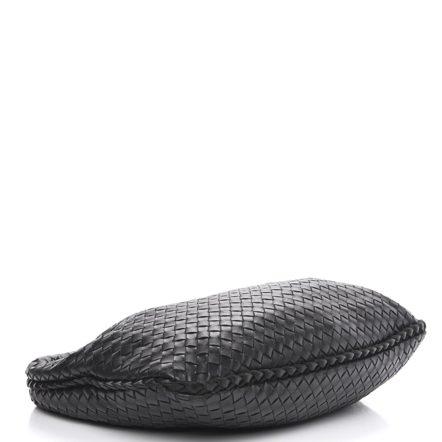 Nappa Intrecciato Large Veneta Hobo Black