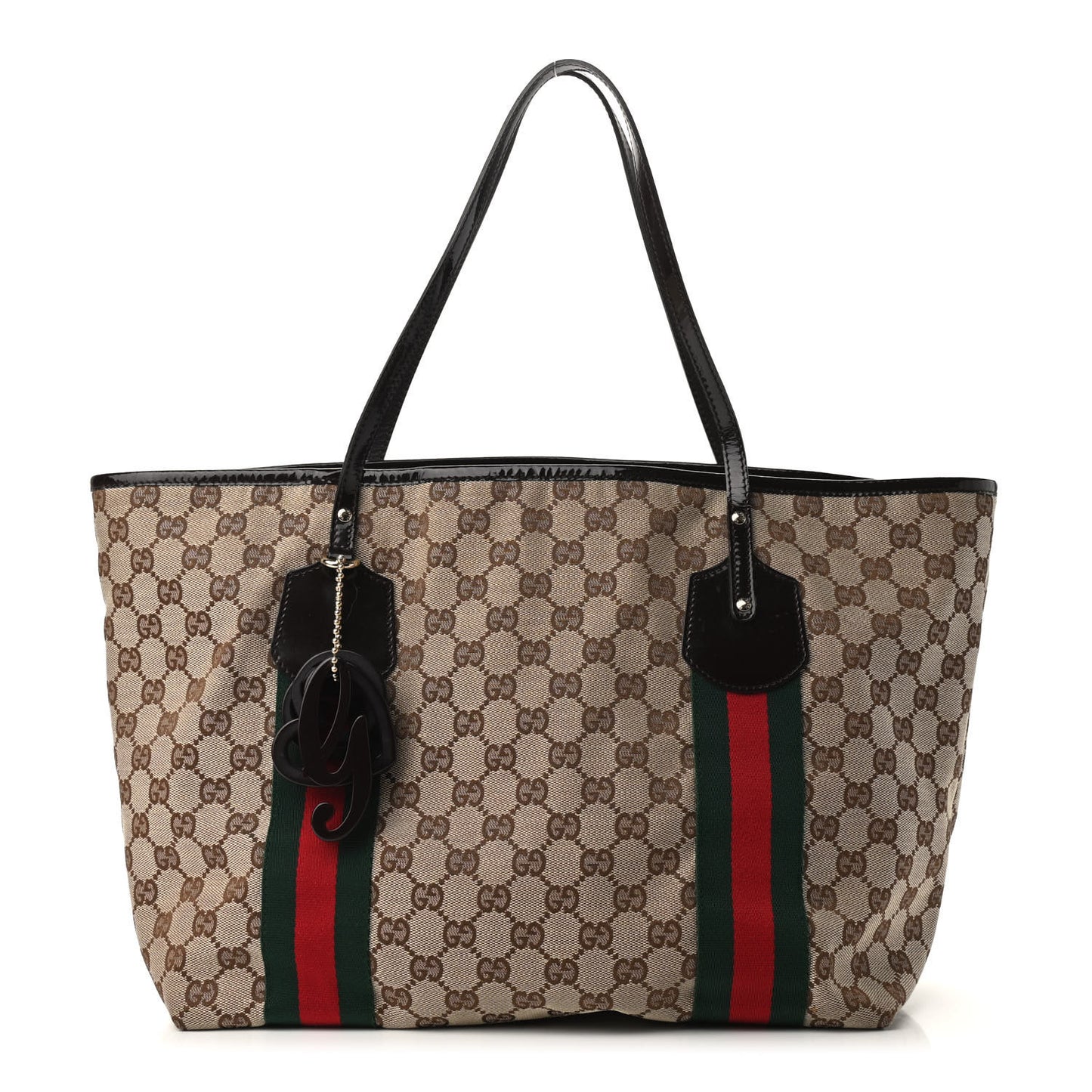 Monogram Web Large Jolie Tote Brown