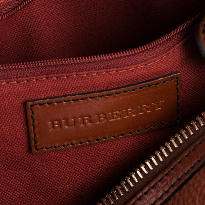 Burberry Grainy Calfskin Suede Medium Alchester Bowler Brown 6 of 8