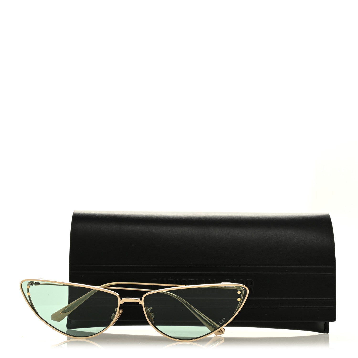 Christian Dior Metal MissDior B1U Butterfly Sunglasses Gold