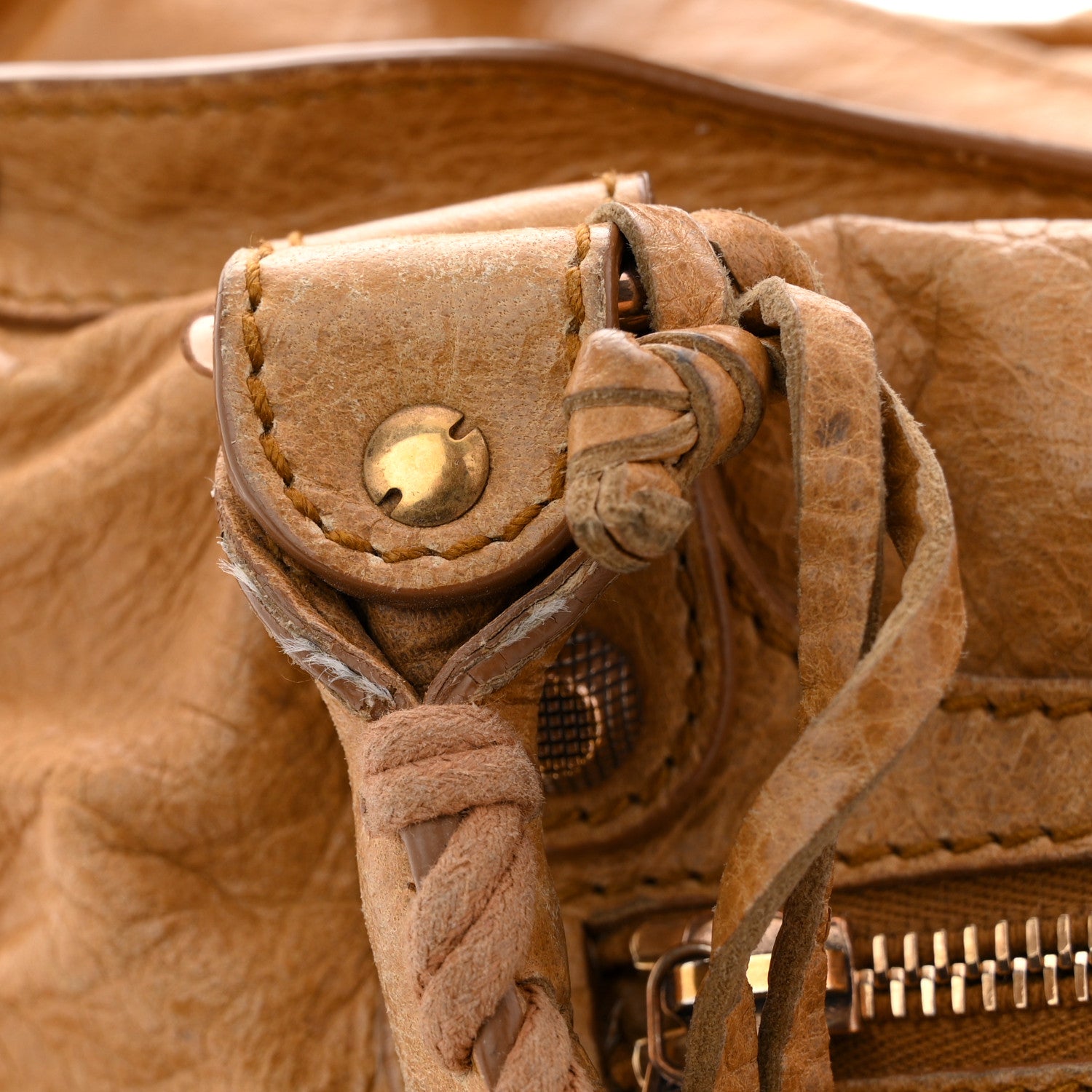Balenciaga Agneau Giant 12 Rose Gold Hardware City Cumin 16 of 19