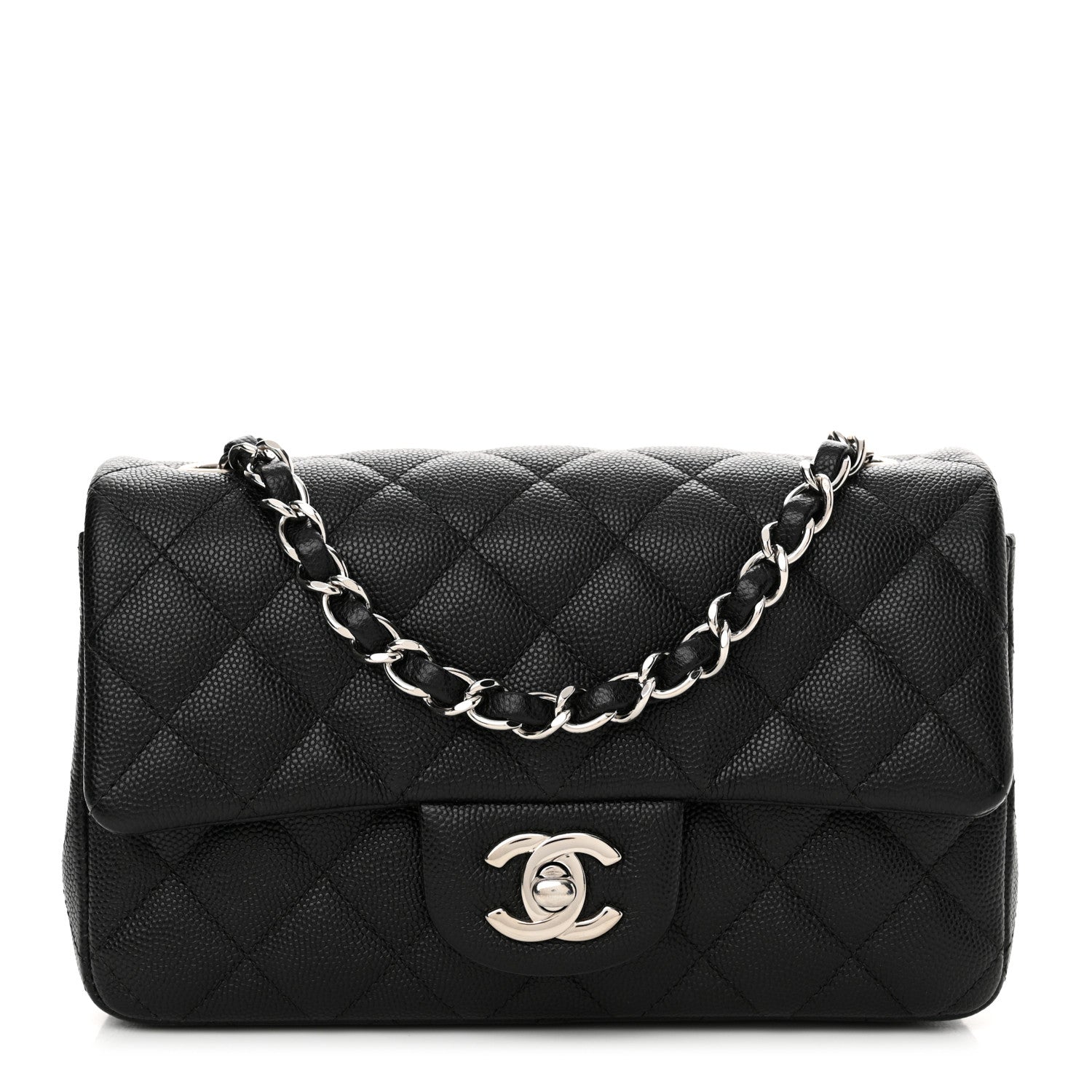 Chanel Caviar Quilted Mini Rectangular Flap Black 1 of 12