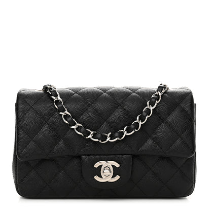 Chanel Caviar Quilted Mini Rectangular Flap Black 1 of 12
