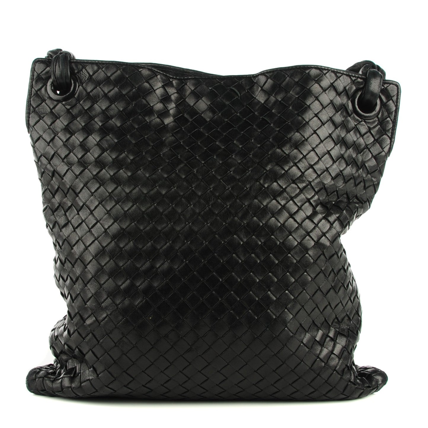 Vintage Nappa Intrecciato Small Messenger Nero Black