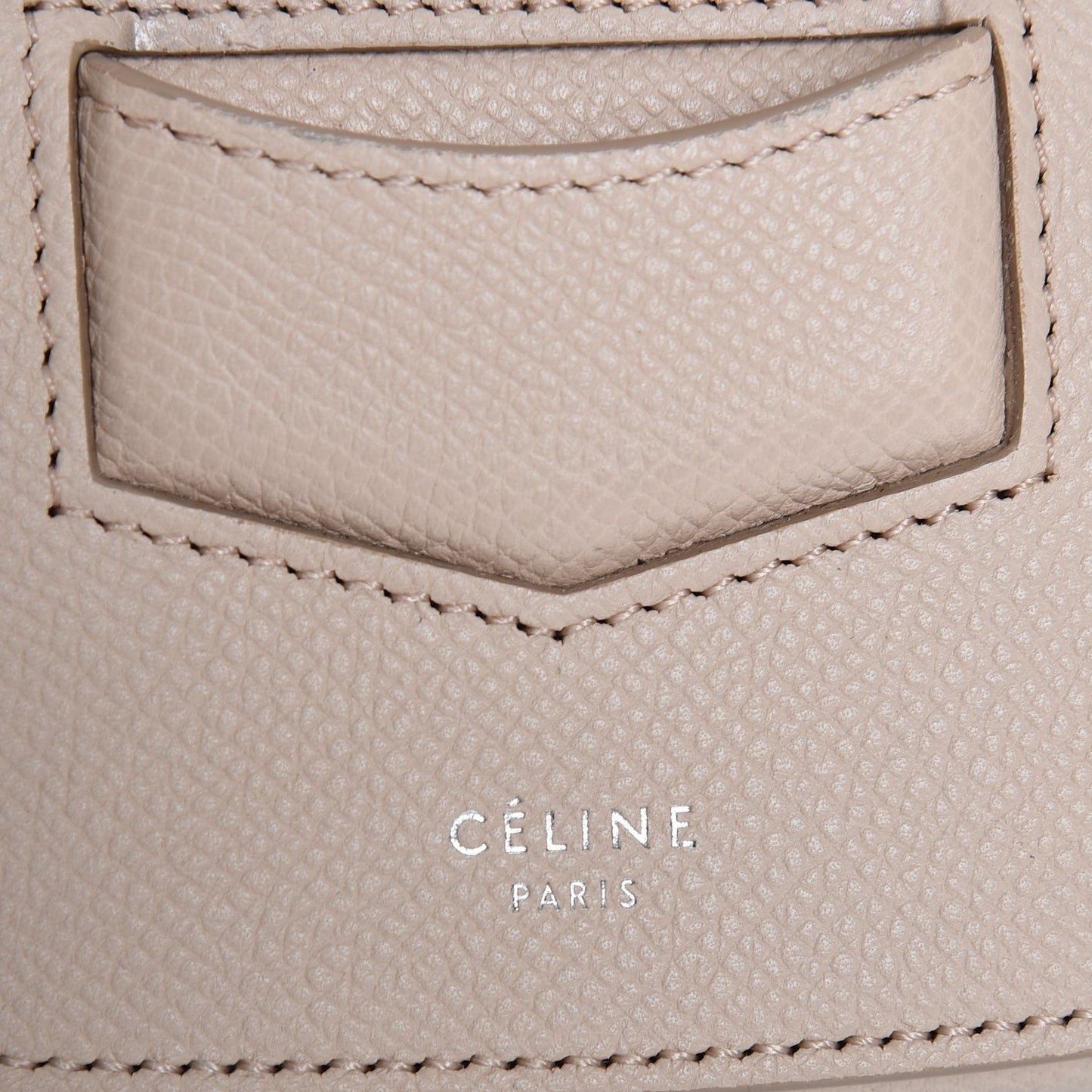 Grained Calfskin Compact Trotteur Ballerina