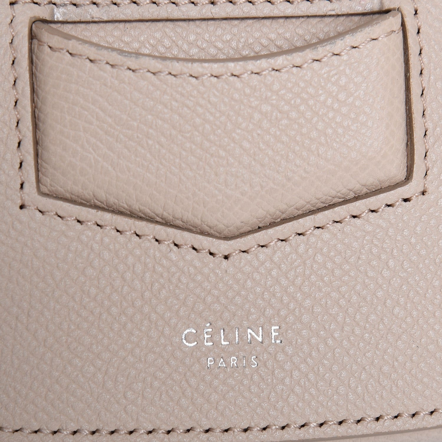 Celine Grained Calfskin Compact Trotteur Ballerina 7 of 8
