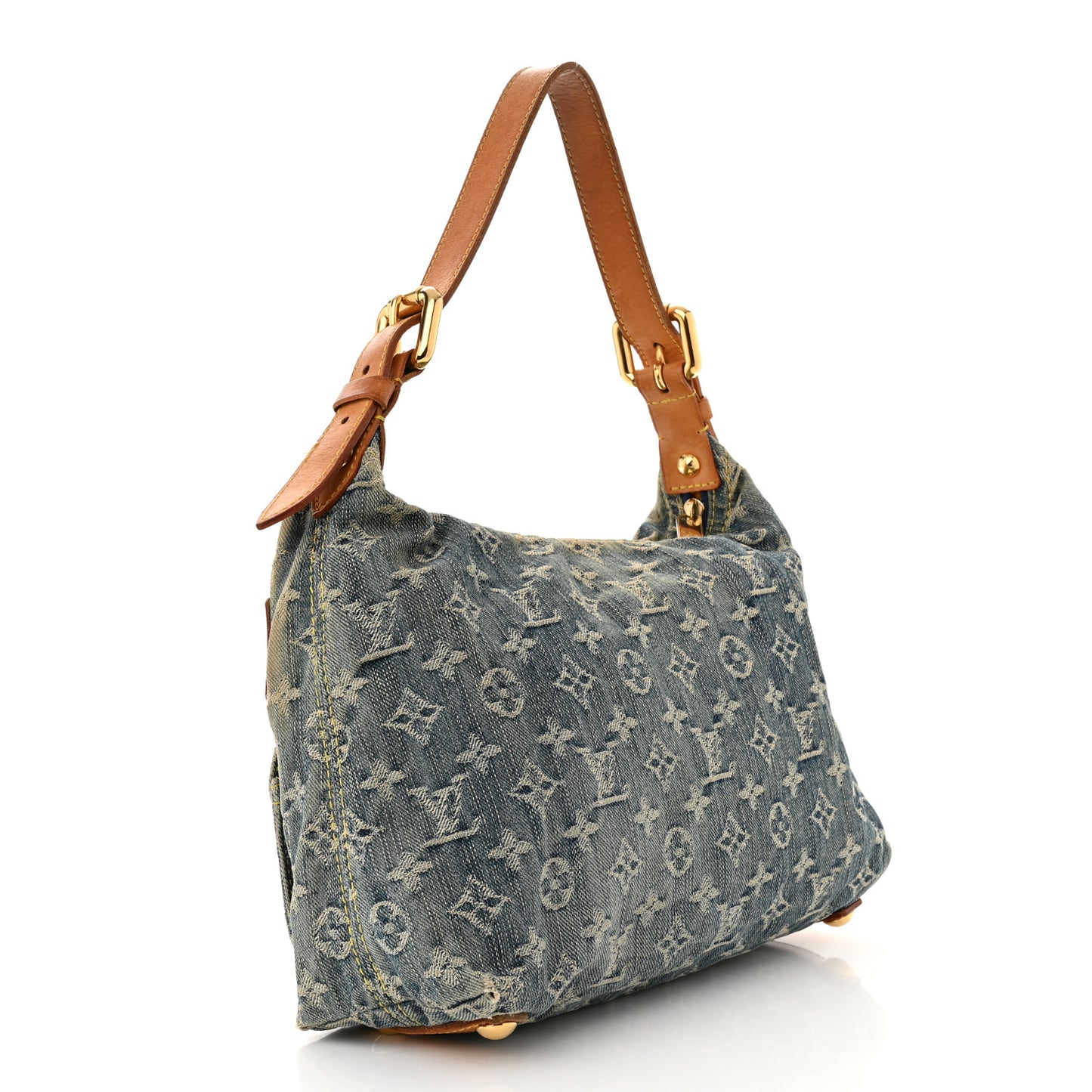 Monogram Denim Baggy PM Blue