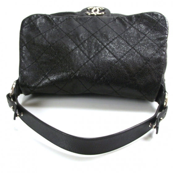 Leather On The Road Large Flap Black