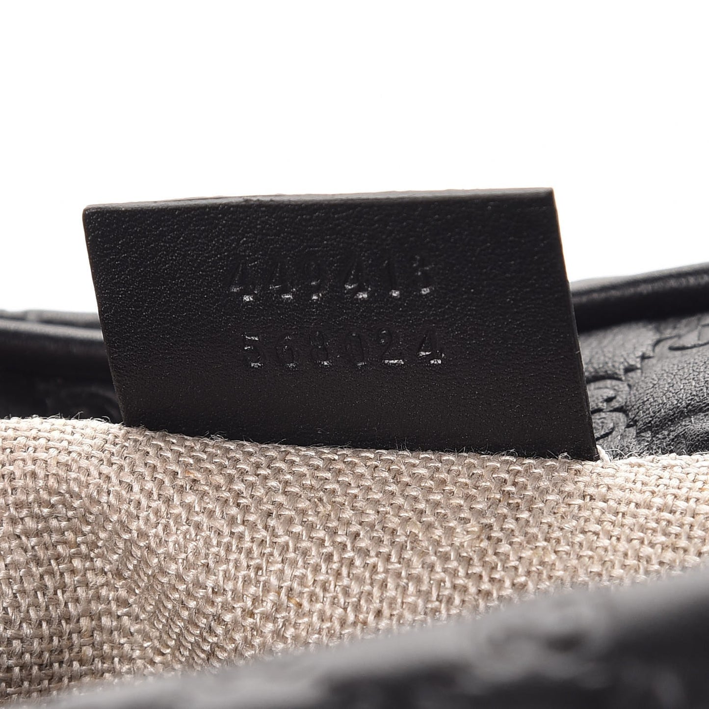 Microguccissima Mini Bree Messenger Bag Black