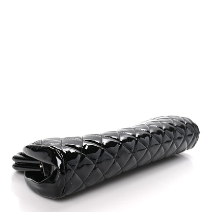 Chanel Patent Quilted Timeless Clutch Black 5 of 11
