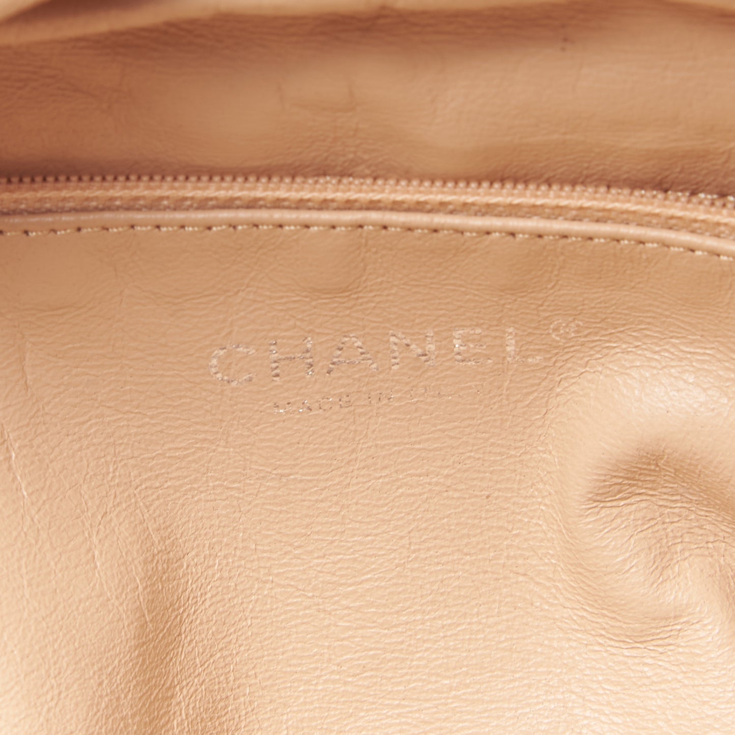 Smooth Calfskin Large Luxe Ligne Bowler Light Beige