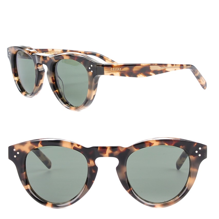 Celine Bevel Cat Sunglasses CL41372/S Havana Honey 1 of 6