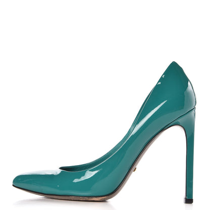 Gucci Patent Gloria Pumps 37 Spring Water 1 of 12