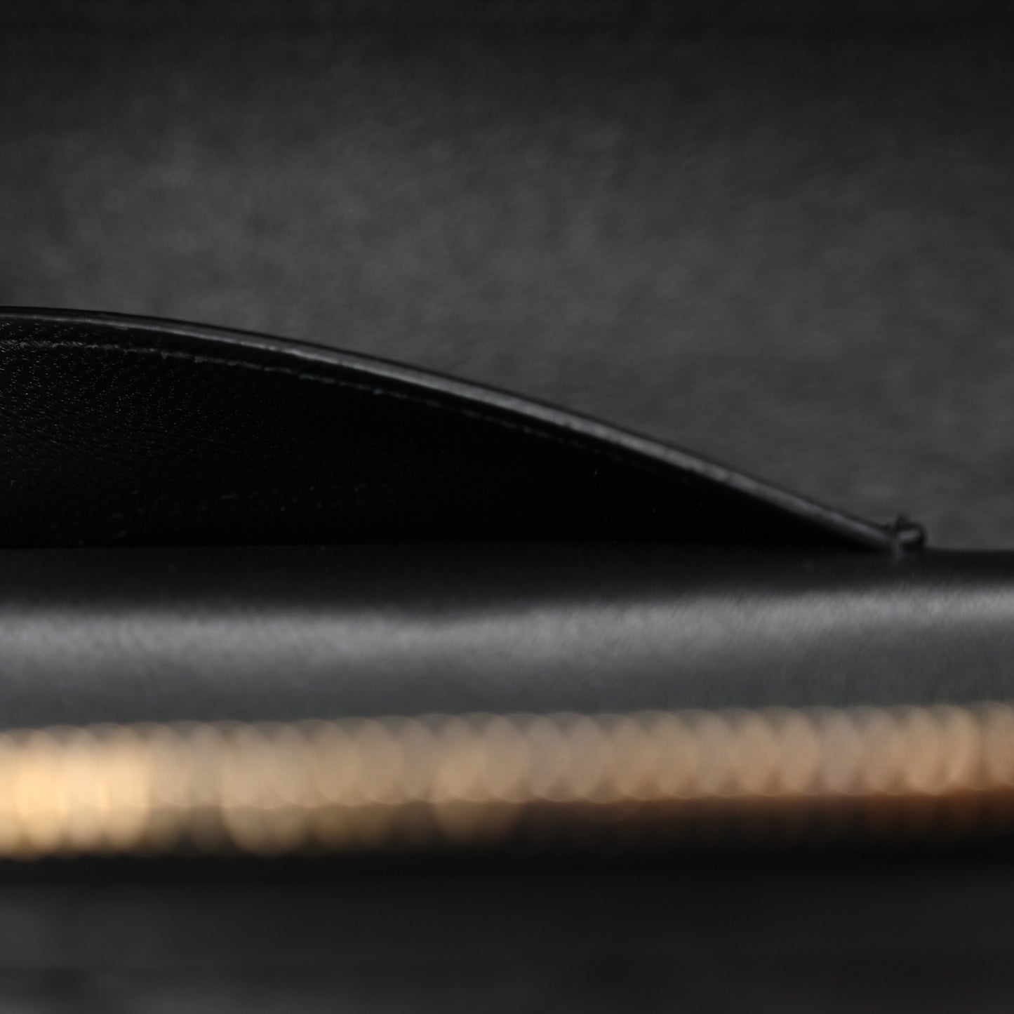 Lambskin Quilted Mini Gaby Vanity Case Black