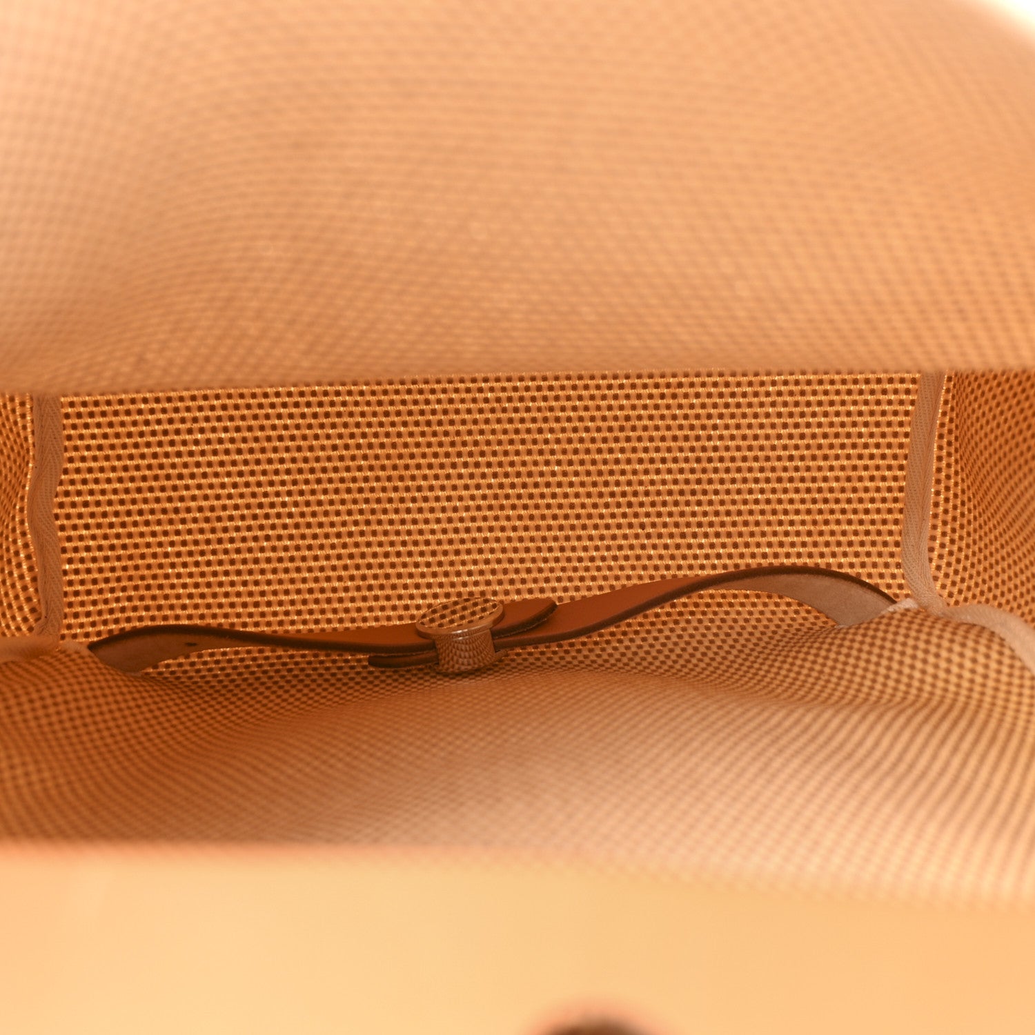 Hermes Toile Vache Calfskin Herbag 30 PM Backpack Natural 6 of 18