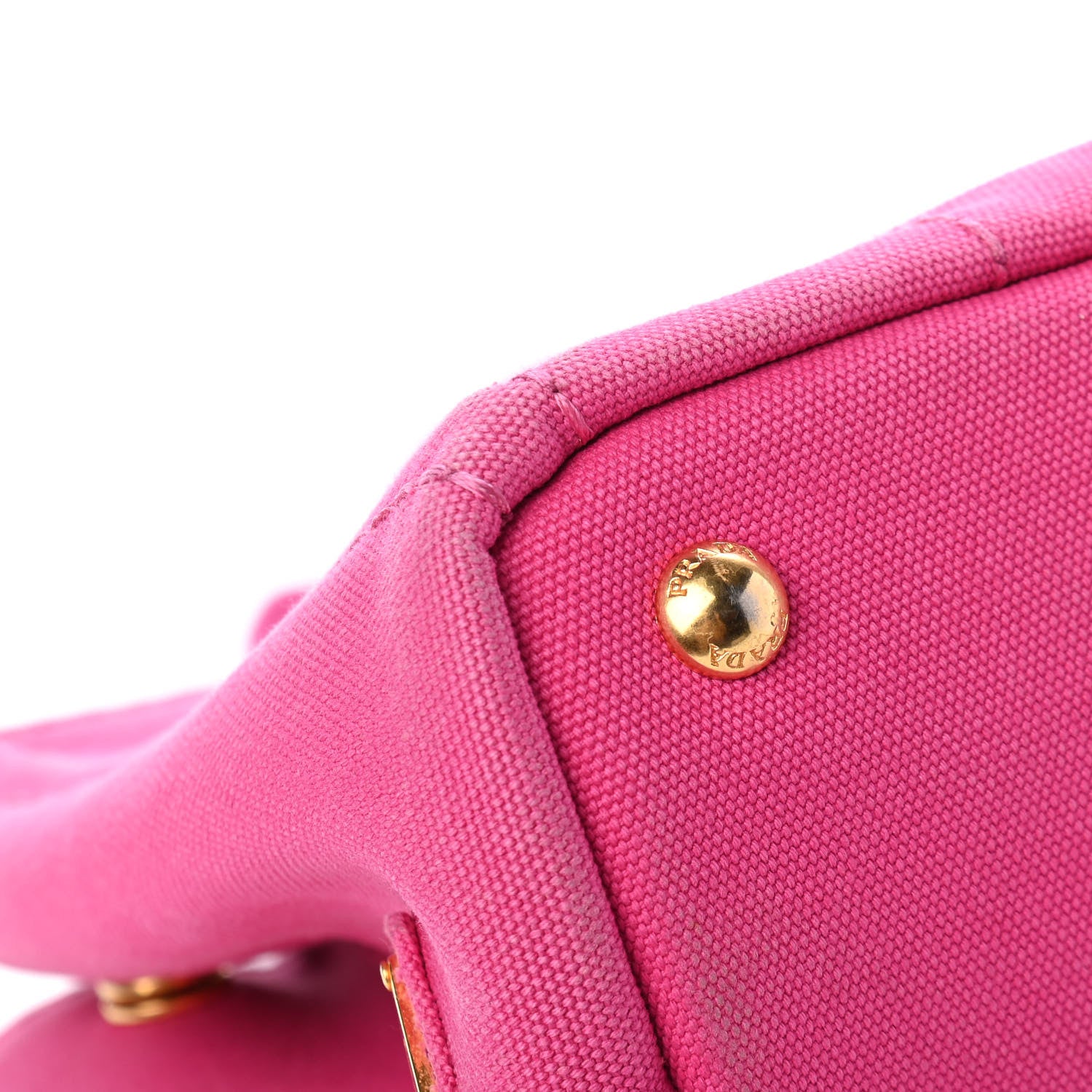 Prada Canapa Small Logo Tote Fuxia 9 of 16