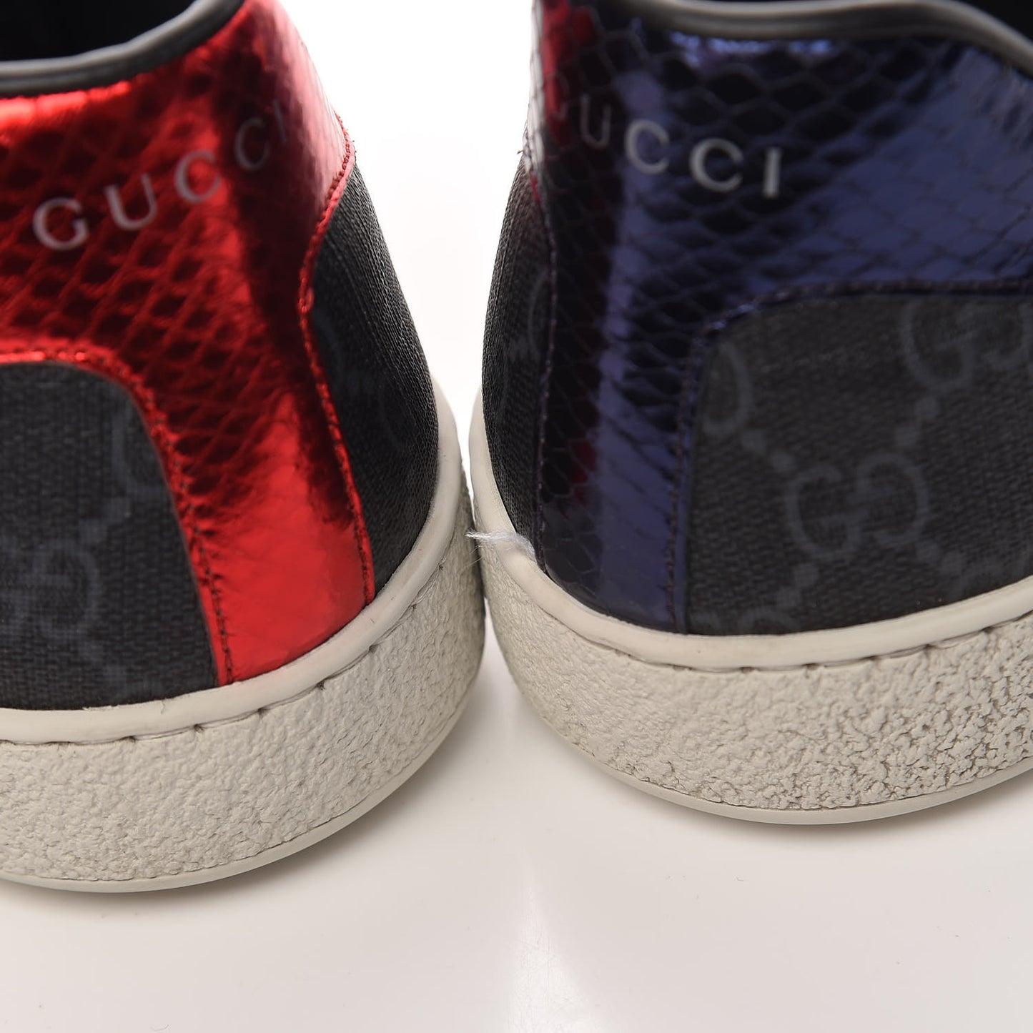 GG Supreme Monogram Ayers Web Mens New Ace Sneakers 11 Black