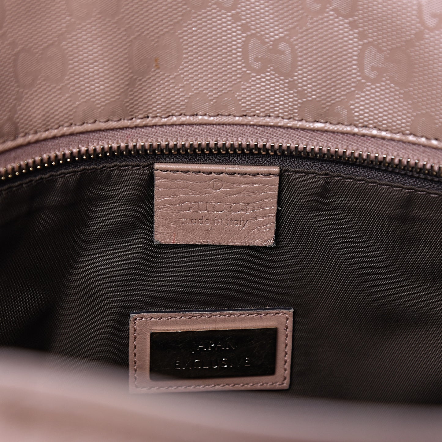 Imprime Monogram Medium Zippered Shopping Tote Winter Rose