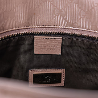 Gucci Imprime Monogram Medium Zippered Shopping Tote Winter Rose 6 of 11