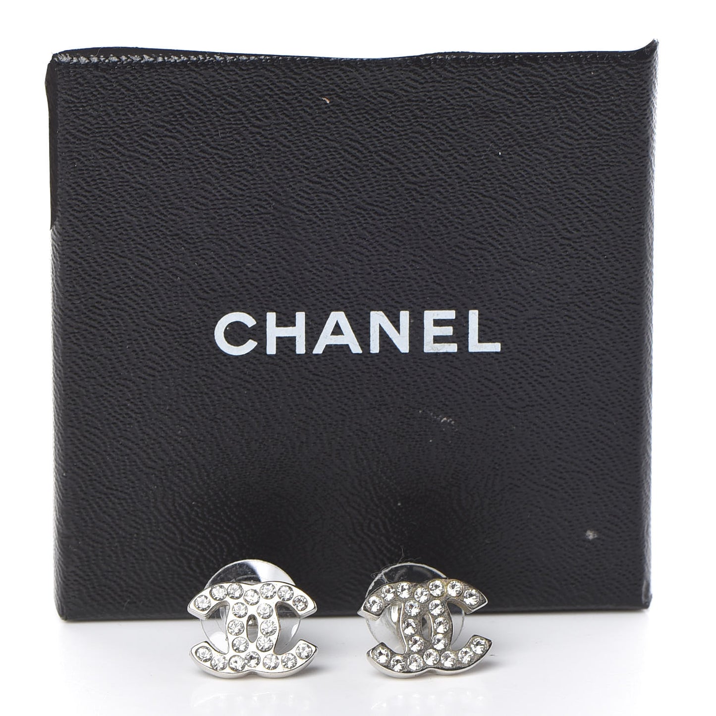Crystal Timeless CC Earrings Silver