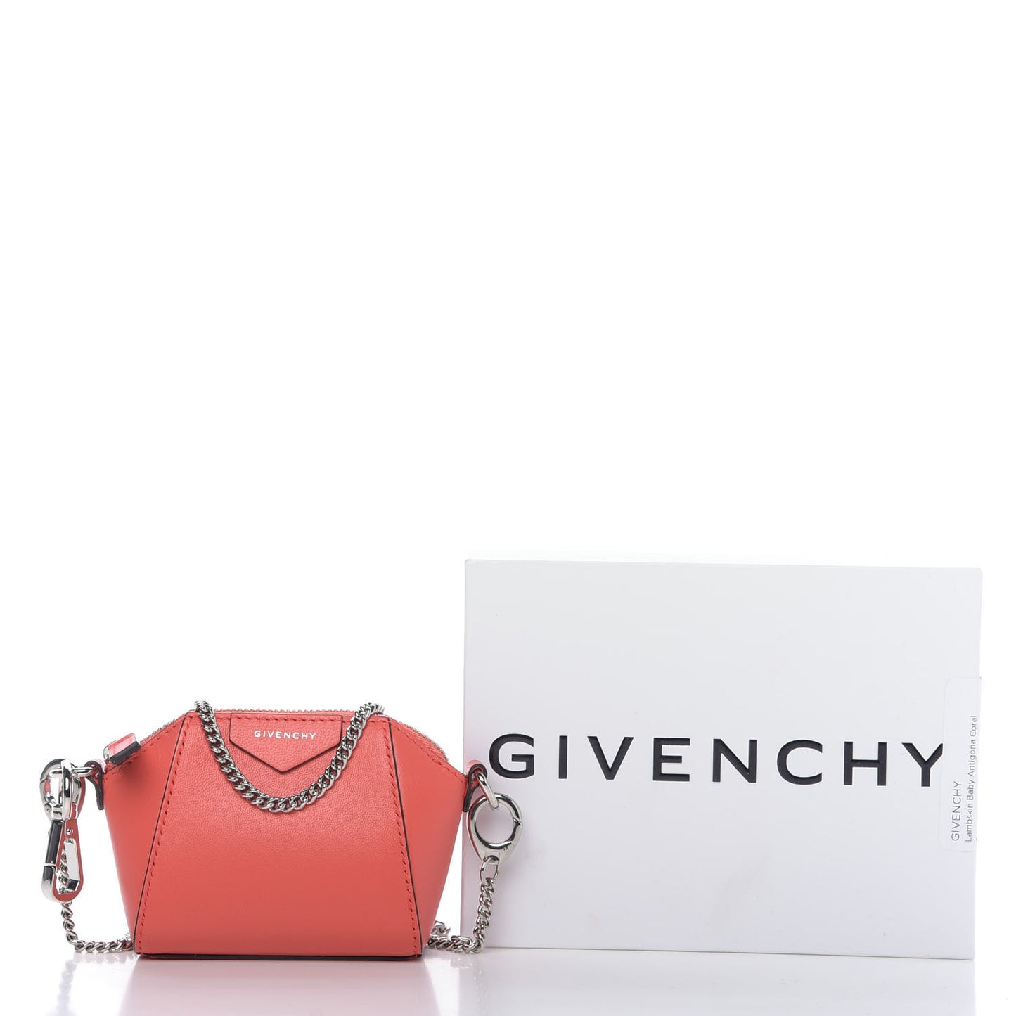 Lambskin Baby Antigona Coral