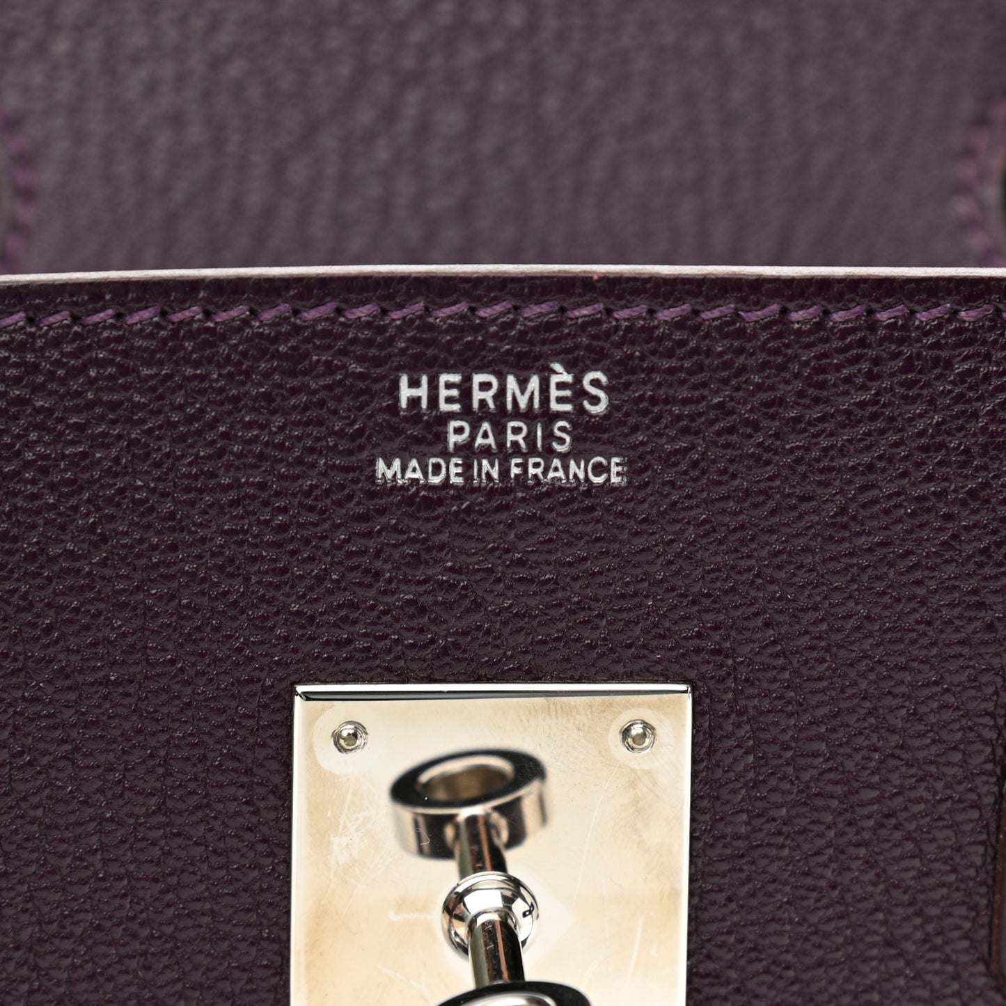 Chevre Mysore Birkin 30 Raisin