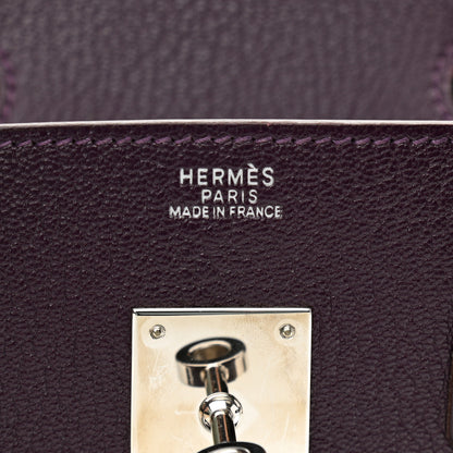 Hermes Chevre Mysore Birkin 30 Raisin 6 of 15