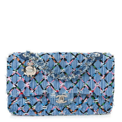 Chanel Woven Denim Medium Flap Multicolor 1 of 9