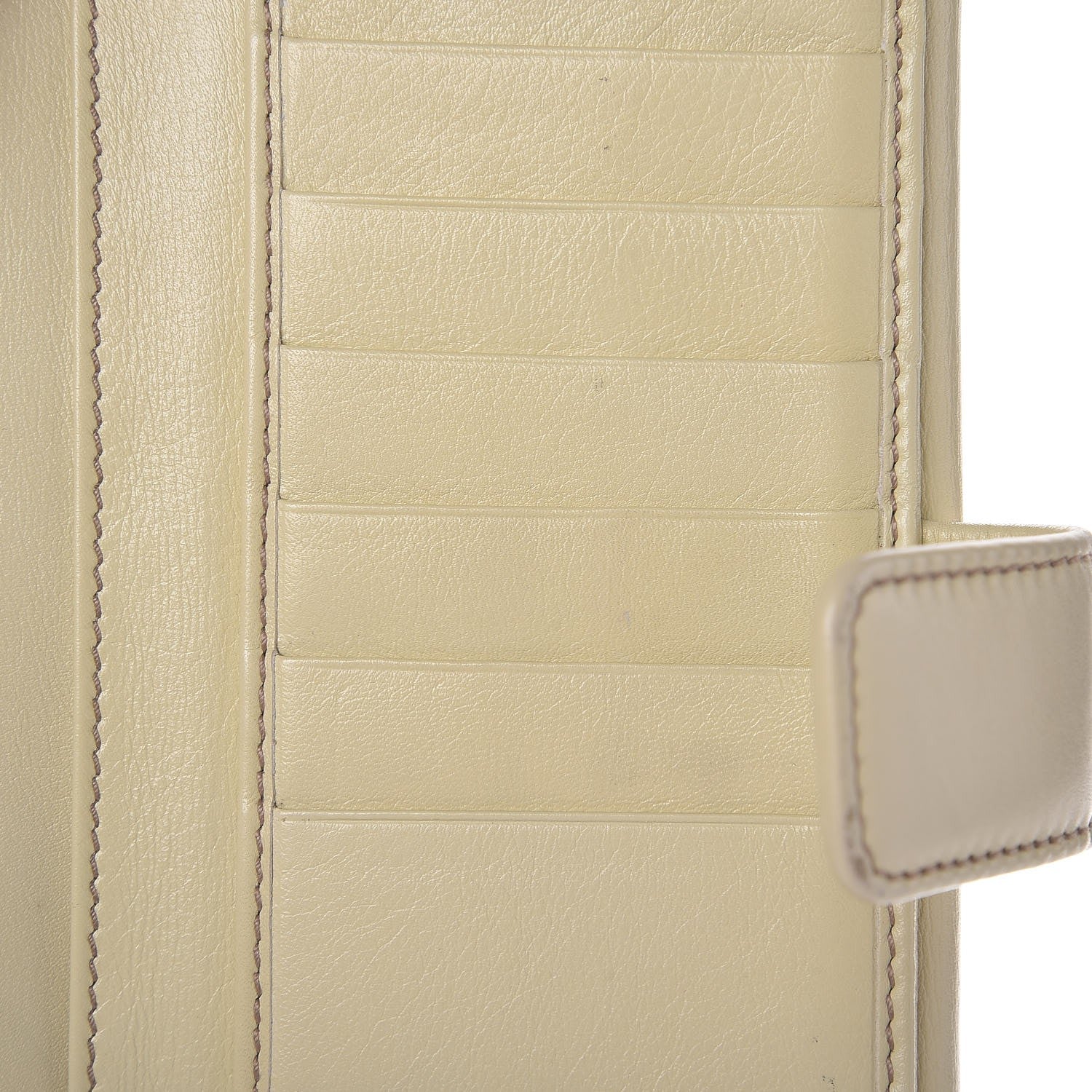 Gucci Calfskin Suede Britt Continental Flap Wallet Ivory 7 of 12