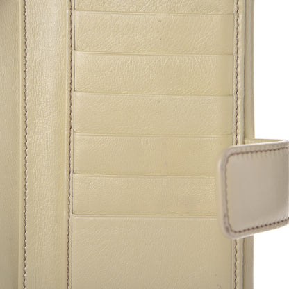 Gucci Calfskin Suede Britt Continental Flap Wallet Ivory 7 of 12