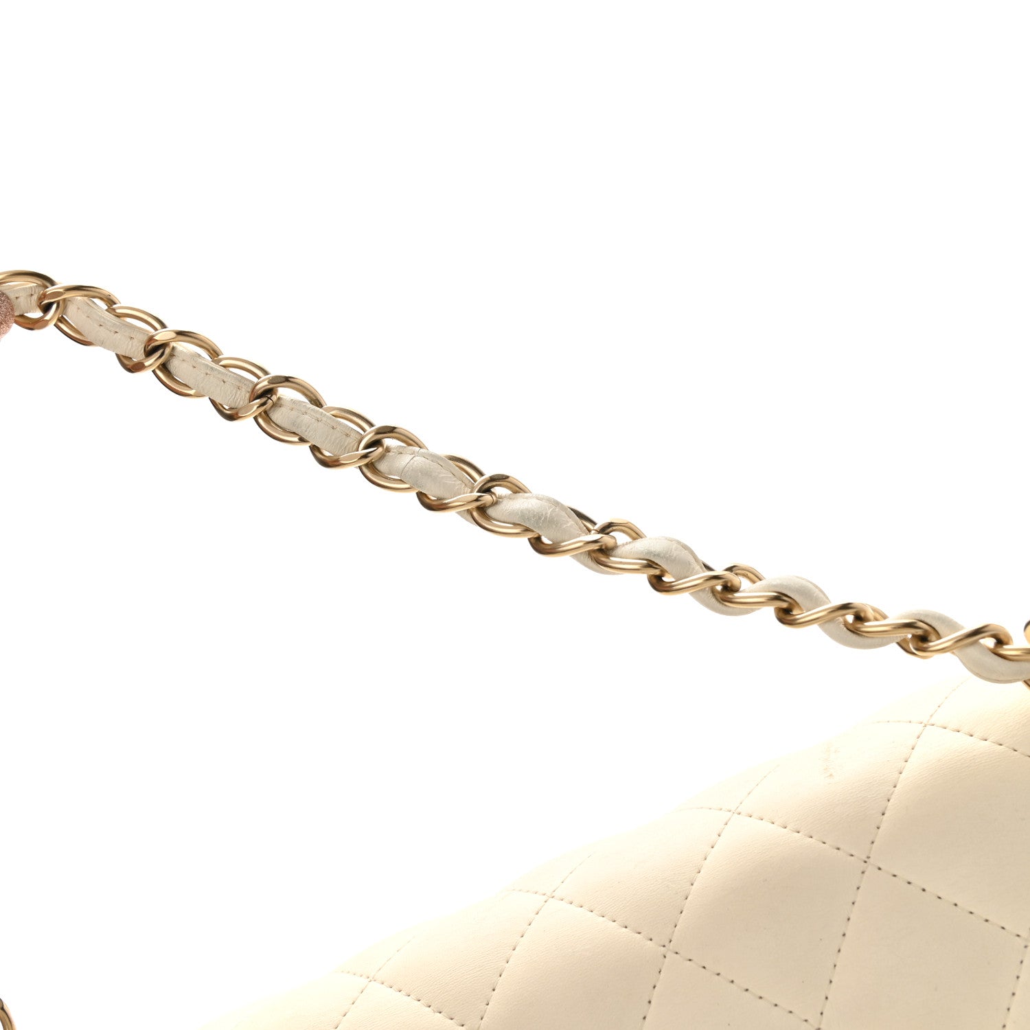 Chanel Lambskin Quilted Jumbo Double Flap White 12 of 12