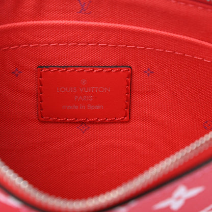 Louis Vuitton Monogram Escale Neverfull MM GM Pochette Rouge 6 of 6
