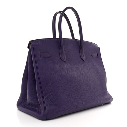 Hermes Togo Birkin 35 Iris 3 of 13