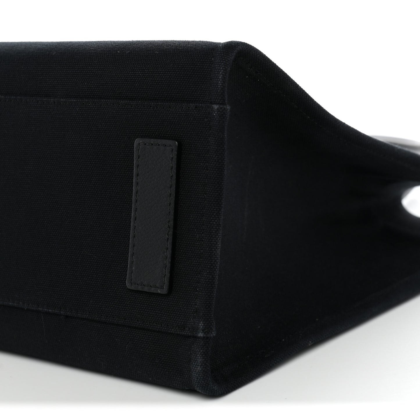Canvas Calfskin Large La Medusa Tote Bag Black