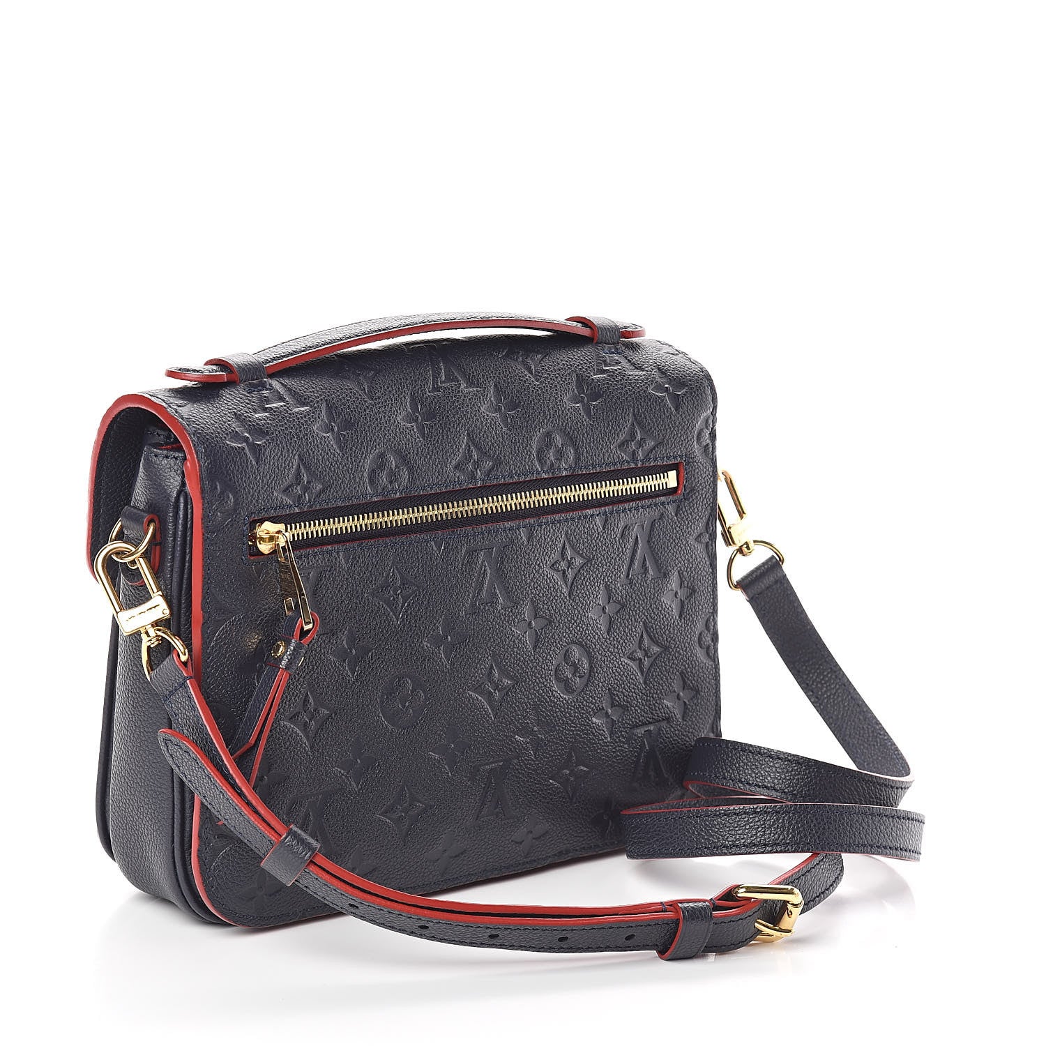 Louis Vuitton Empreinte Pochette Metis Marine Rouge 3 of 9