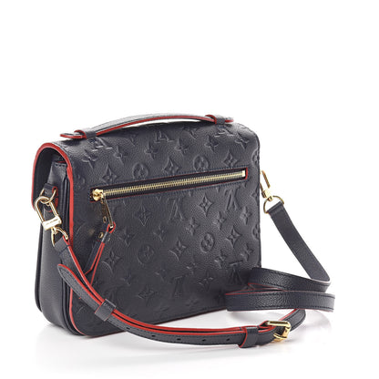 Louis Vuitton Empreinte Pochette Metis Marine Rouge 3 of 9