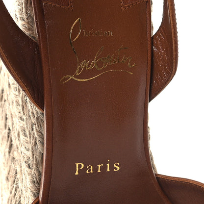 Christian Louboutin Goatskin Super Mariza 130 Espadrille Sandals 37 Black 7 of 8