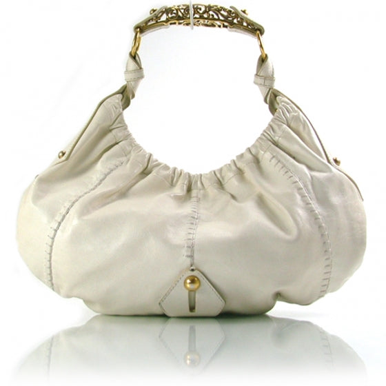 Saint Laurent Leather VICENNES Ivory 1 of 9