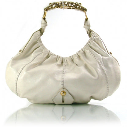 Saint Laurent Leather VICENNES Ivory 1 of 9