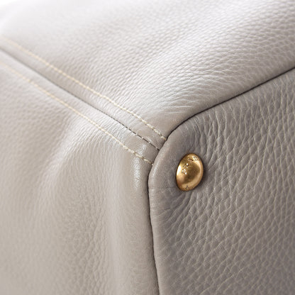 Prada Vitello Daino Side Pocket Hobo Pomice 13 of 17