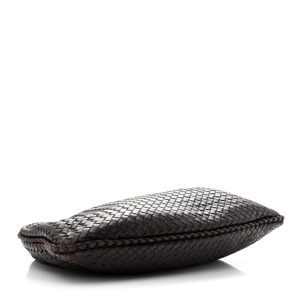 Nappa Intrecciato Large Veneta Hobo Ebano