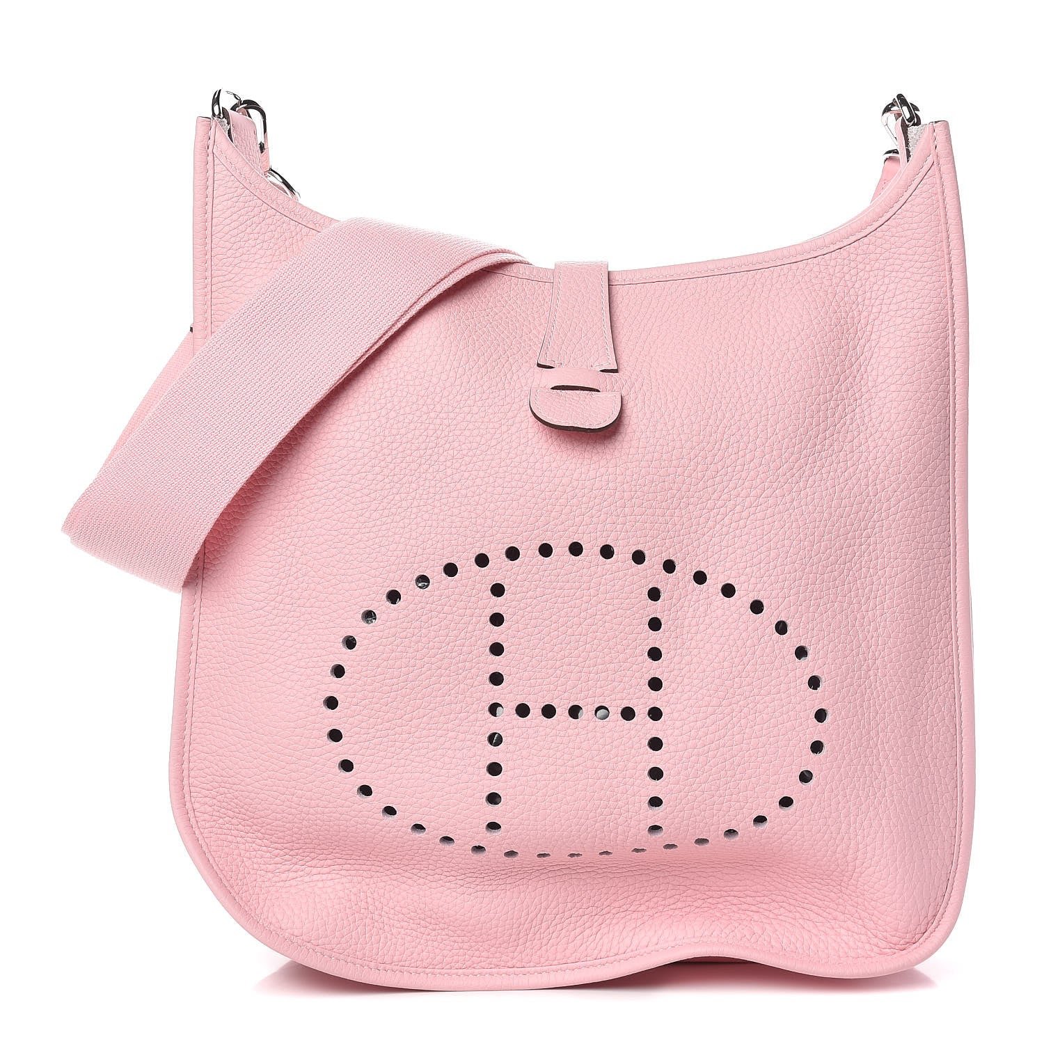 Hermes Taurillon Clemence Evelyne III GM Rose Sakura 1 of 11