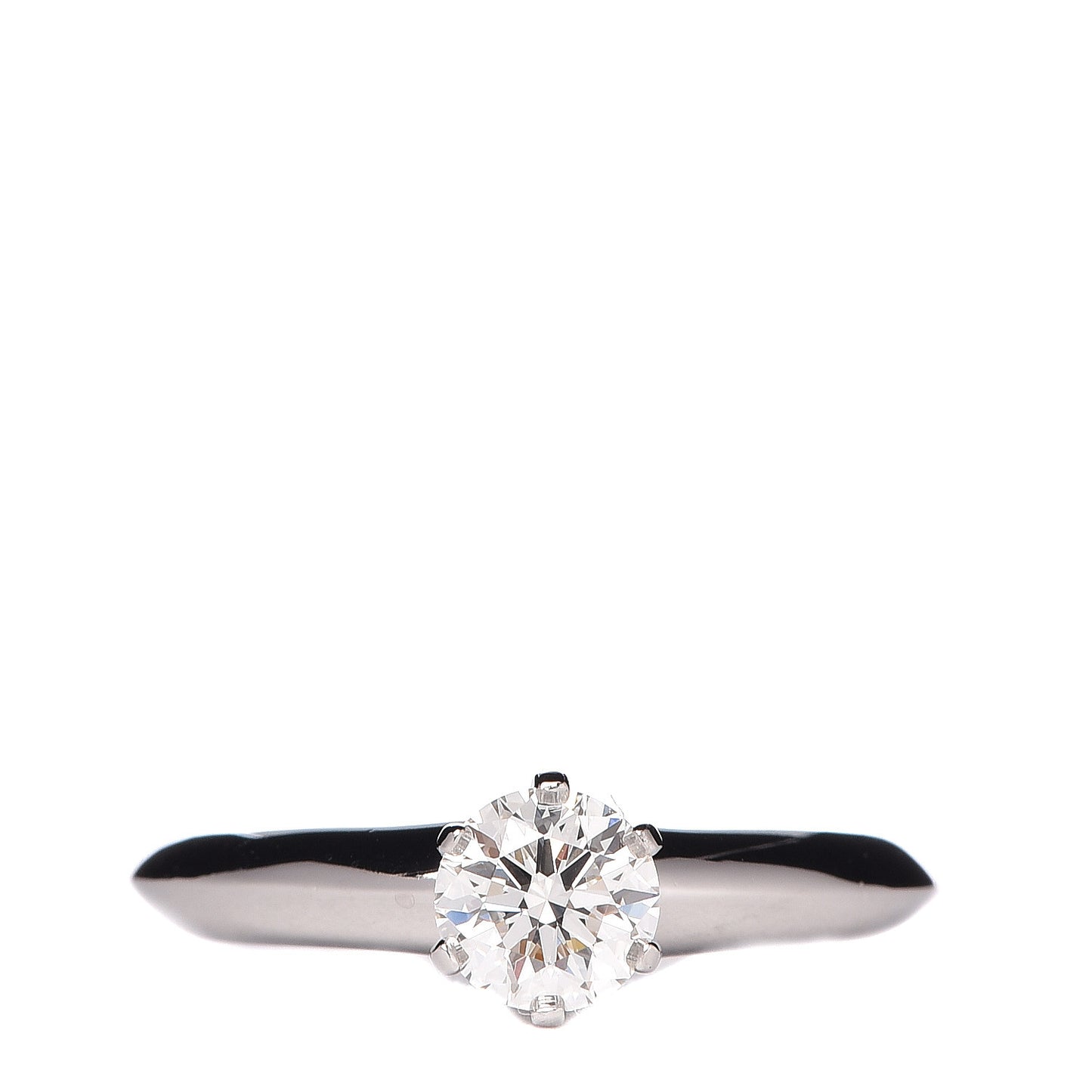 Platinum Diamond .51ct Solitaire Engagement Ring 46 3.75